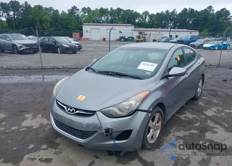 2012 Hyundai Elantra Gls (Ulsan Plant) из США, поврежденный, VIN KMHDH4AE1CU383368